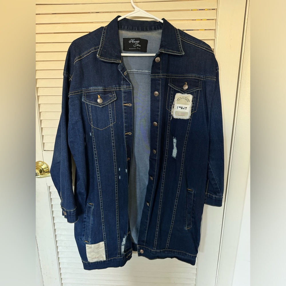 Dark blue denim jacket, size s